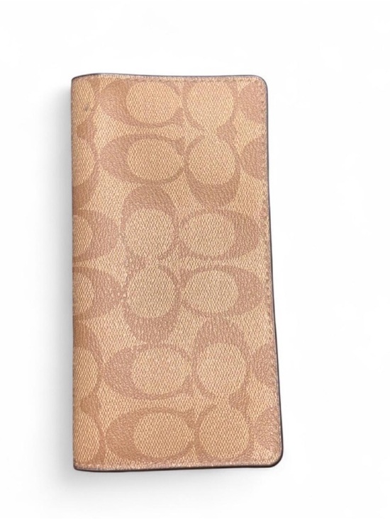 Coach Handbags - Coach Long Wallet in Tan Signature Canvas